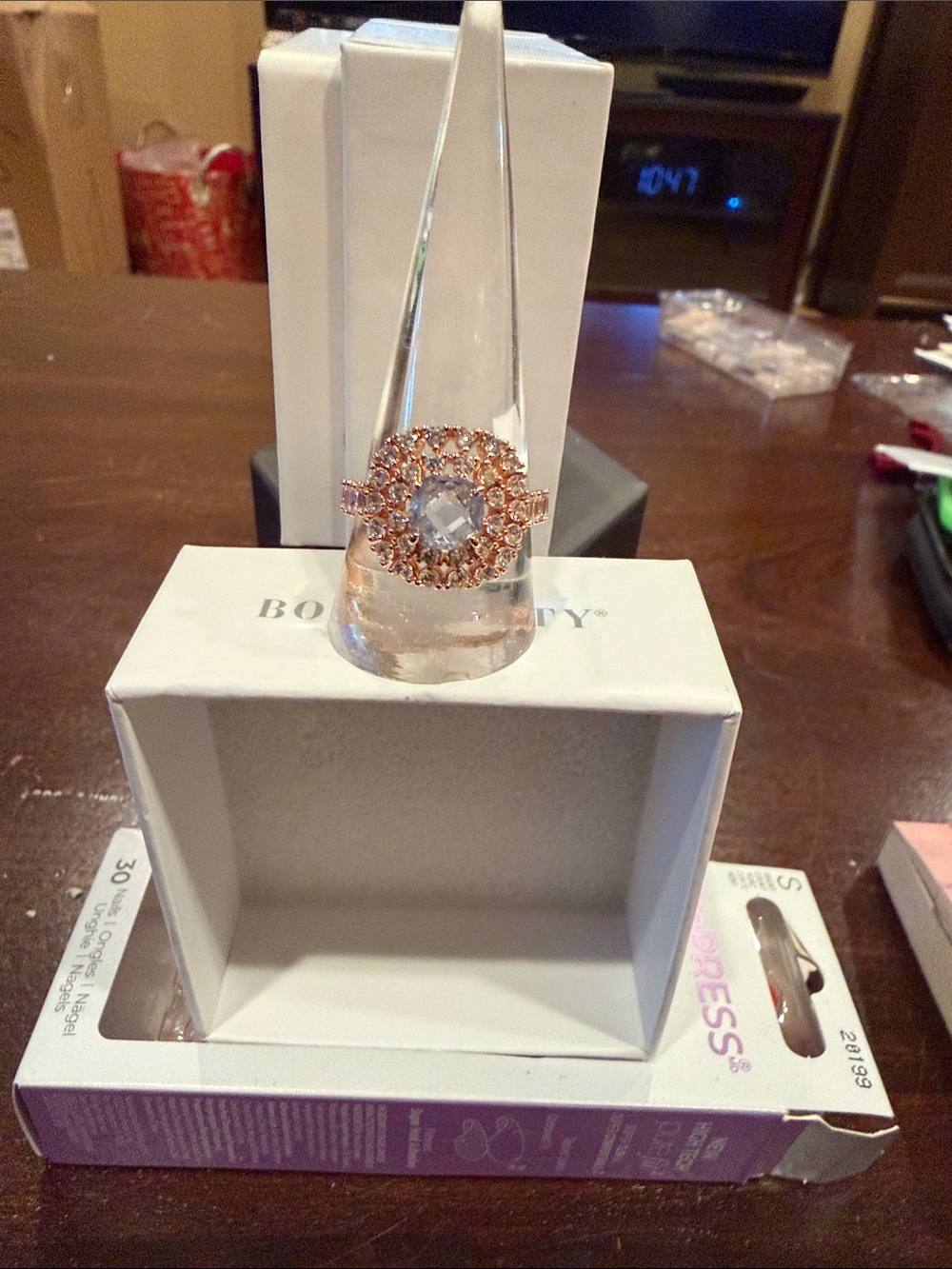 March 26: Aquamarine On Rose Gold